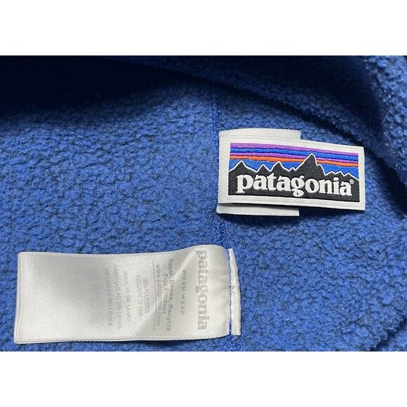 Patagonia Blue Better Sweater Quarter Zip Up Fleece Pullover - Youth XL (14) - Picture 8 of 16